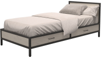 

Односпальная кровать Millwood, Neo Loft КМ-3.1 Ш 207x97x81