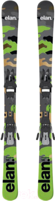 Горные лыжи с креплениями Elan Rental Freeline Camo QS + EL 10.0 / AG4CDS16+DB585018 (р.125)