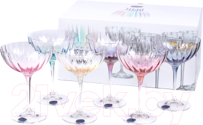 

Набор бокалов Bohemia, Crystal Kate Optic 40796/D4882/22/210