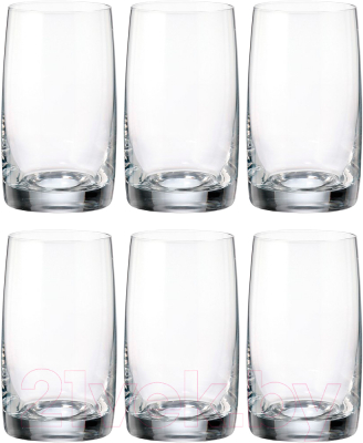 Набор стаканов Bohemia Crystal Ideal 25015/250 (6шт)