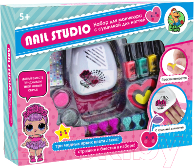 Набор детской декоративной косметики Sea & Sun Nail Art Pens SS1072559 / MBK-326 (с лампой для ногтей)