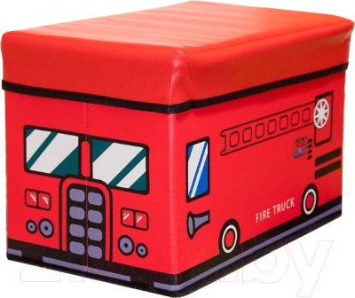 Ящик для хранения Фея Порядка Пожарная машина FK-102 (красный)