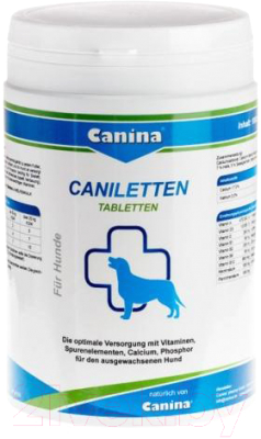 Кормовая добавка для животных Canina Caniletten 150 Tabletten / 120307 (300г)