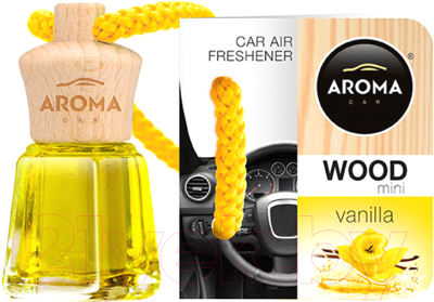 

Ароматизатор автомобильный Aroma Car, Wood Mini / 63107