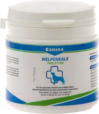 Кормовая добавка для животных Canina Welpenkalk 350 Tabletten / 120758 (350г)