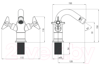 Смеситель Deante Temisto BQT N31D