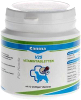 Кормовая добавка для животных Canina V25 Vitamintabletten / 110100 (100г) - 