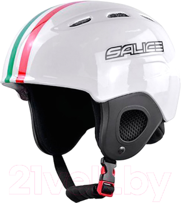 Шлем горнолыжный Salice 2020-21 Kid ITA (р-р 48-56, белый)
