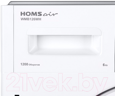 Стиральная машина встраиваемая HOMSair WMB126WH