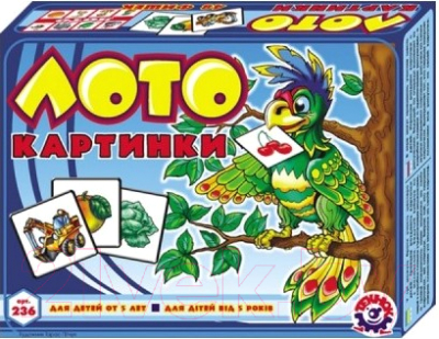 

Развивающая игра ТехноК, Лото с картинками / 236
