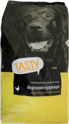 Сухой корм для собак Tasty Dog Полнорационный с курицей (15кг)
