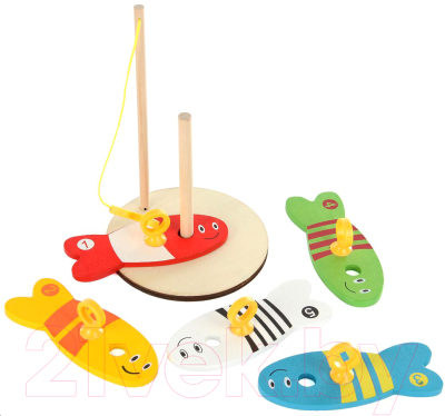 Игровой набор Toys Рыбалка деревянная / 277D-44