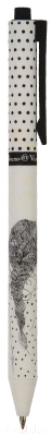 Ручка шариковая Bruno Visconti ArtClick. Девушка с косичкой / 20-0281/12 (0.5мм)