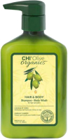 Шампунь для волос CHI Olive Organics Hair&Body (340мл) - 