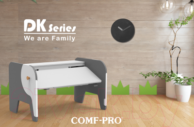 Парта Comf-Pro Elephant Desk (белый/серый)