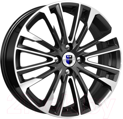 

Литой диск K&K, Сильверстоун 17x6.5" 4x100мм DIA 67.1мм ET 35мм Алмаз черный