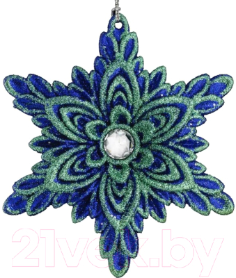 

Елочная игрушка Erich Krause, Синий;бирюзовый, Decor Звезда Ясмин / 45271