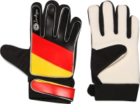 Перчатки вратарские Indigo 200023 (M, черный/красный/желтый) - 