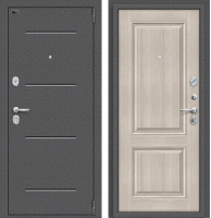 

Входная дверь el'Porta, Porta S 104.К32 Антик серебристый/Cappuccino Veralinga