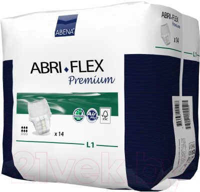 Трусы впитывающие для взрослых Abena Abri-Flex L1 Premium FSC (14шт)