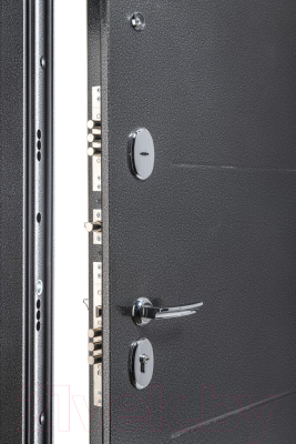 Входная дверь el'Porta Porta S 104.П61 Антик серебристый/Bianco Veralinga (98x205, левая)