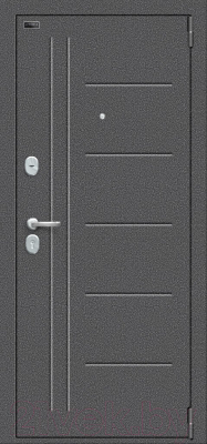 Входная дверь el'Porta Porta S 109.П29 Антик серебристый/Bianco Veralinga (88x205, правая)