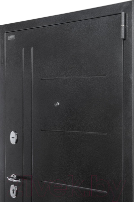 Входная дверь el'Porta Porta S 109.П29 Антик серебристый/Cappuccino Veralinga (98x205, левая)