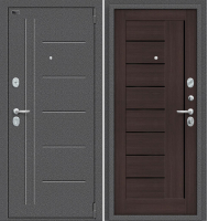 

Входная дверь el'Porta, Porta S 109.П29 Антик серебристый/Wenge Veralinga