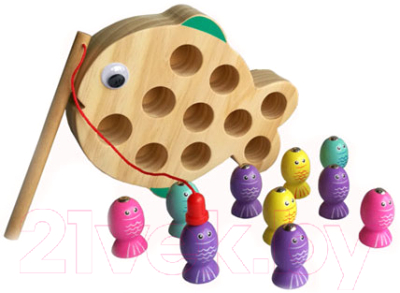 

Игровой набор Toys, Рыбалка деревянная / 277D-28