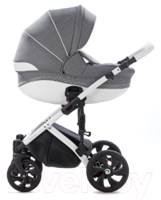 Детская универсальная коляска Tutis Mimi Style 2 в 1 / 782331 (White Dot)