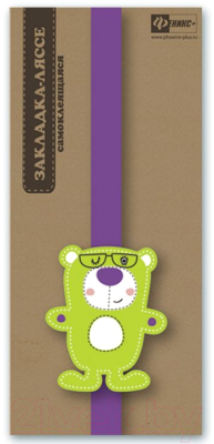 Закладка для книг Феникс+ Мишка / 45893 (светло-зеленый)