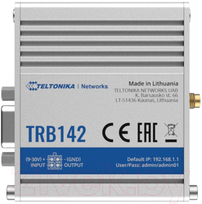 Проводной маршрутизатор Teltonika TRB142 LTE RS232 (TRB142003000)