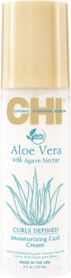 Крем для укладки волос CHI Aloe Vera With Agave Nectar Увлажняющий для кудрявых волос (147мл)