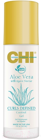 Гель для укладки волос CHI Aloe Vera With Agave Nectar для контроля и укладки кудр. волос