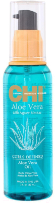 Масло для волос CHI Aloe Vera With Agave Nectar с алоэ и шелком (89мл)