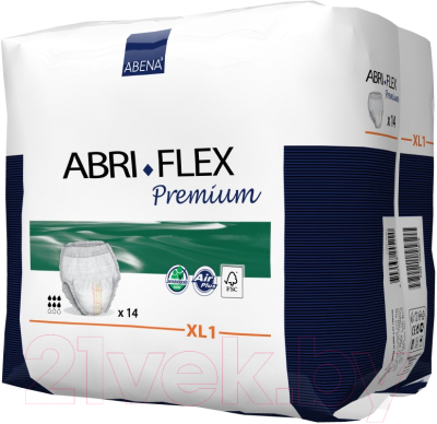 Трусы впитывающие для взрослых Abena Abri-Flex XL1 Premium FSC (14шт)