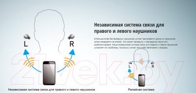 Изображение товара Беспроводные наушники Panasonic RZ-S300WGE-K