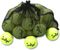 Набор теннисных мячей Indigo IN154 (24шт, желтый) - 