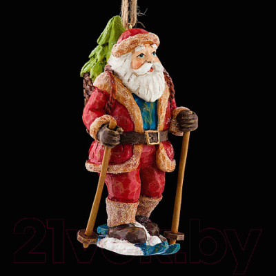 Елочная игрушка Erich Krause Decor Санта на лыжах / 27584