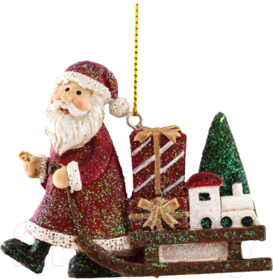 Елочная игрушка Erich Krause Decor Санки Деда Мороза / 45918