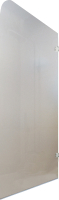 Стеклянная шторка для ванны Стеклоконтакт 6М-1500х700 R (матовое стекло) - 