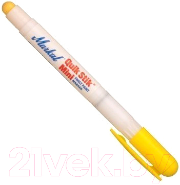 Маркер строительный Markal Pocket Quik Stik Mini 61127 (желтый)