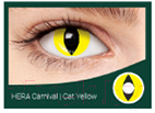 Комплект контактных линз Hera Carnival Cat Yellow Sph-0.00 A047 (2шт)