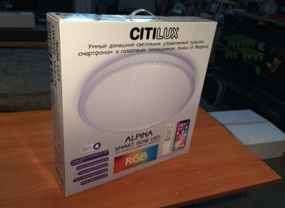 Потолочный светильник Citilux Альпина CL718A60G