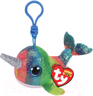 

Мягкая игрушка TY, Beanie Boo's Нарвал Nori / 36560