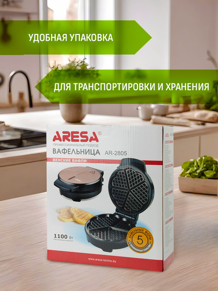 Вафельница Aresa AR-2805