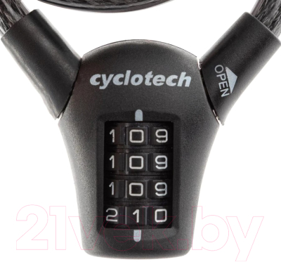 Велозамок Cyclotech N2V10TWFVS / S20ECYSL002-BB (черный)