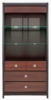 

Шкаф с витриной BMK, Лорен REG 2W2S