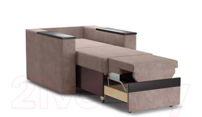 Кресло-кровать Sofos Браун раскладное Тип A (Nevada Mocca/венге)