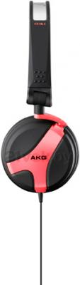 Наушники AKG K518 (черный/красный) - вид сбоку